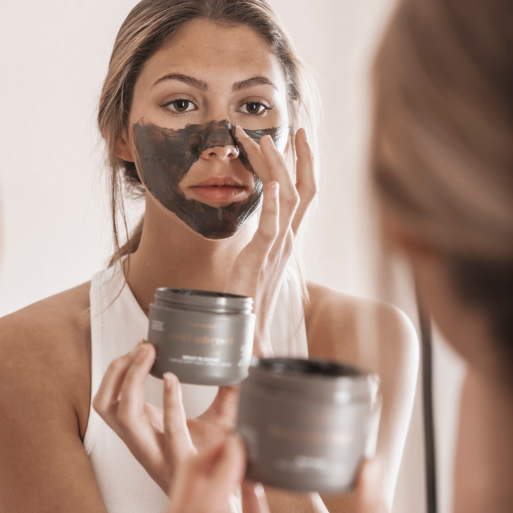 nordic mud try on the face