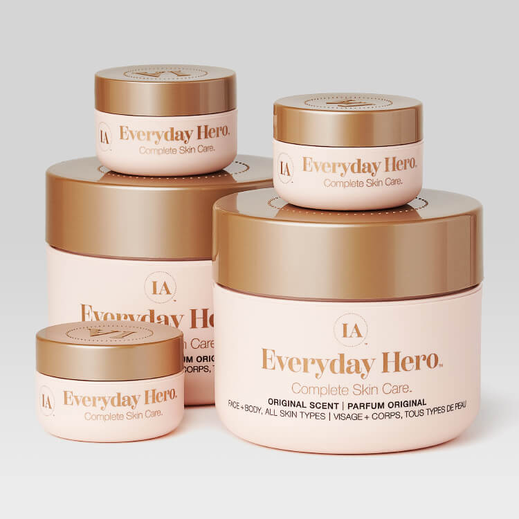Complete Skin Care with two large jars of Everyday Hero Cream