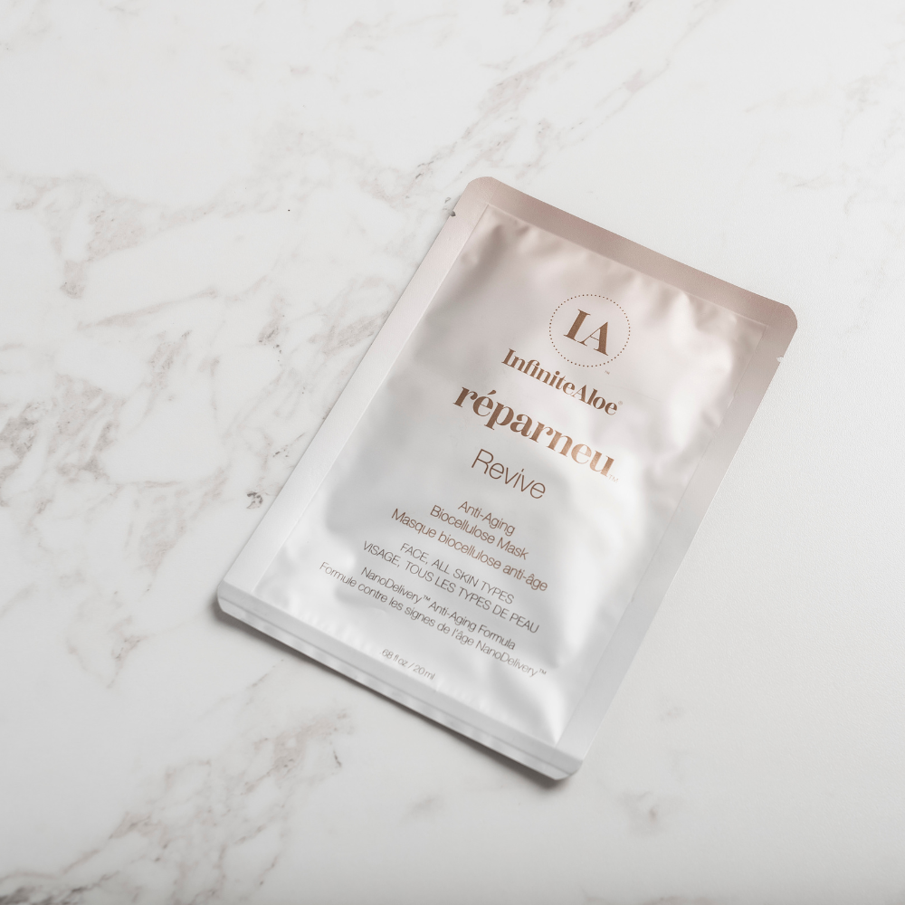 revive anti aging sheet mask by infinite aloe